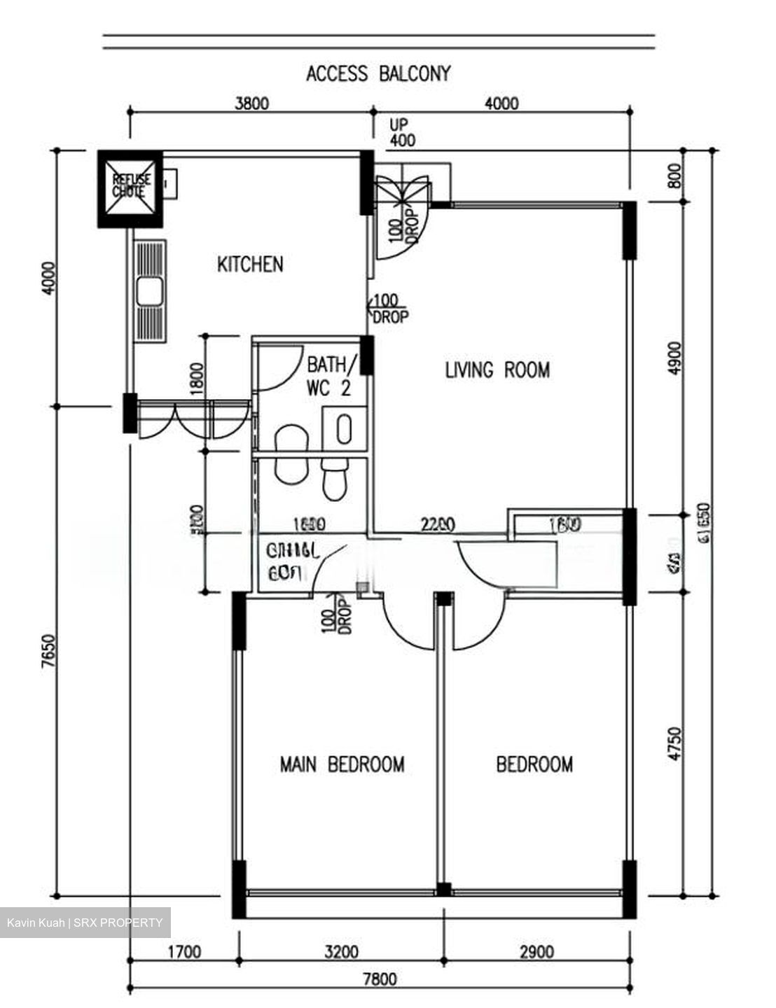 Blk 637 Veerasamy Road (Central Area), HDB 3 Rooms #511089131